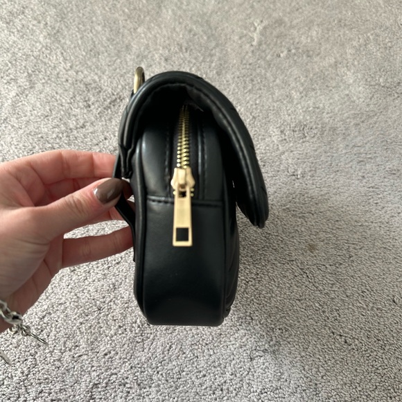 Zara Lionhead Crossbody Lions Bag Womens Medium Black - Picture 15 of 16